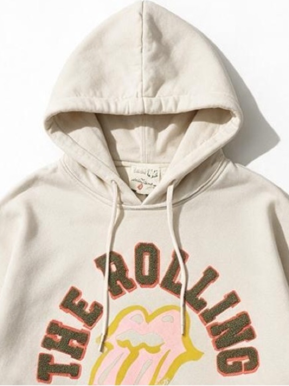 Fantastic Fawn “The Rolling Stones” Oversized Hoodie Pullover Women’s Size Large - Picture 4 of 10